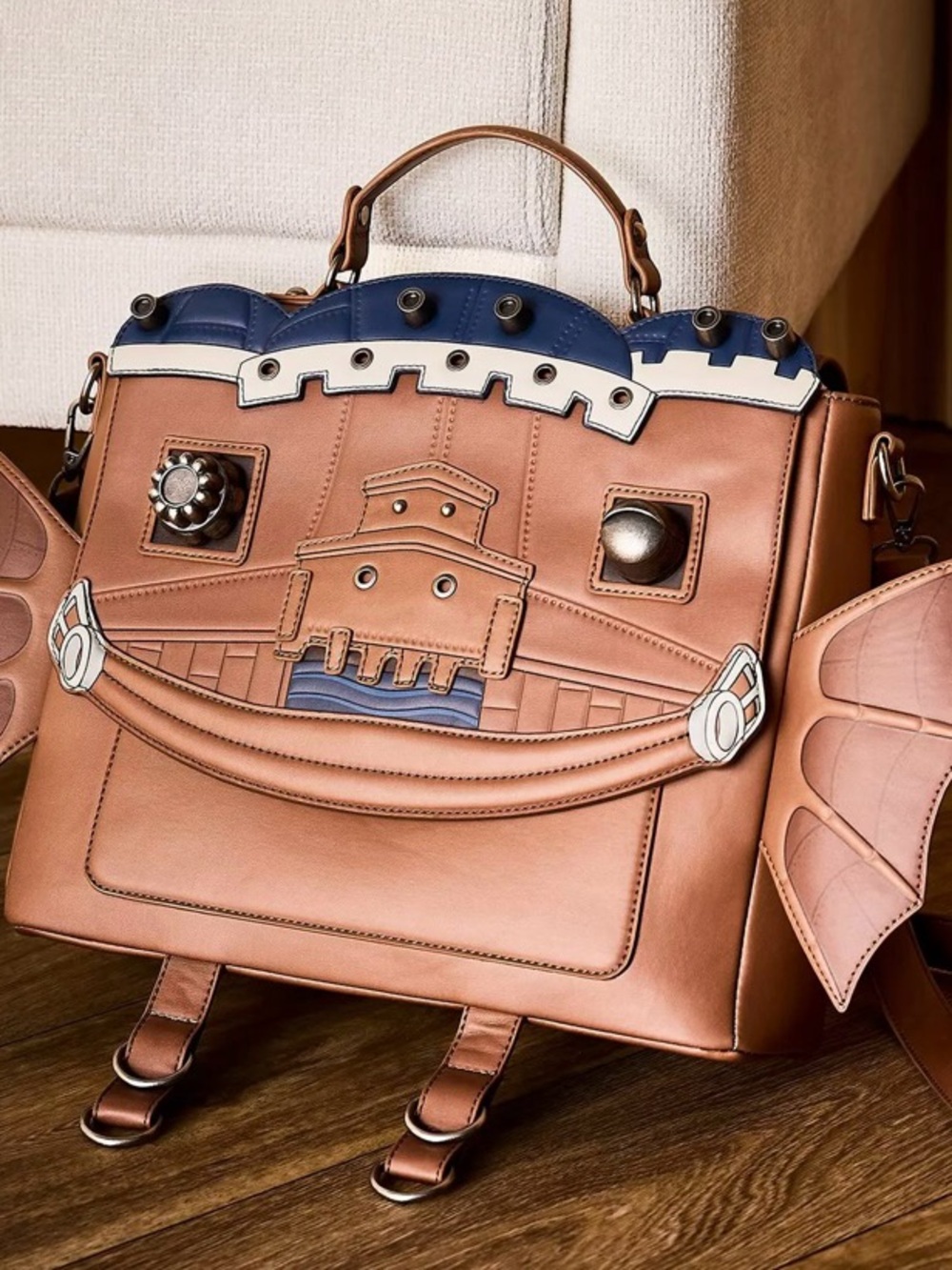 Studio Ghibli Howl's Moving Castle Figural Castle Crossbody Bag BoxLunch
